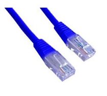 Gembird patchcord RJ45 cat.5e UTP 0.5m blue ( PP12 0.5M/B PP120.5M/B ) tīkla kabelis