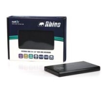 Natec Rhino for 2.5'' SATA - USB2  Aluminum HDD/SSD ( NKZ 0275 NKZ 0275 NKZ 0275 ) cietā diska korpuss