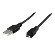 Schwaiger USB 2.0 Kabel A - micro B Ste/Ste 1m black ( CK1511533 CK1511533 CK1511533 ) USB kabelis