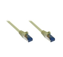 Patchkabel RJ45 S/FTP Cat6a 10.00m grau halogenfrei ( 8060 H100 ) tīkla kabelis