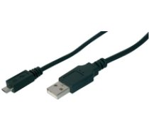ASSMANN USB 2.0 HighSpeed Connection Cable USB A M(plug)/microUSB B M(plug) 1 8m ( AK 300110 018 S AK300110018S ) USB kabelis