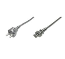 ASSMANN Power cord Schucko/IEC C5 M/F 0 75m ( AK 440115 008 S AK 440115 008 S AK 440115 008 S ) Barošanas kabelis
