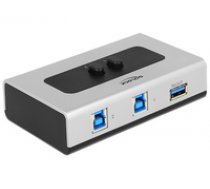 Delock Switch USB 3.0 2 port manual bidirectional ( DE 87667 ) komutators