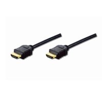 Connection cable HDMI A /HDMI A M/M 2 m black ( AK 330114 020 S ) kabelis video audio