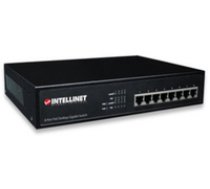 Intellinet Switch gigabit 8x 10/100/1000 Mbps PoE/PoE+ (802.3at/af) 140W endspan ( 560641 560641 560641 ) komutators