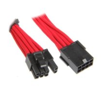 BitFenix 6+2-Pin PCIe przedluzacz 45cm - sleeved - Red black ( BFA MSC 62PEG45RK RP BFA MSC 62PEG45RK RP BFA MSC 62PEG45RK RP ) aksesuārs datorkorpusiem