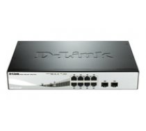 D-Link 8-port 10/100/1000 Gigabit PoE Smart Switch incl. 2 Combo 1000BaseT/SFP ( DGS 1210 08P DGS 1210 08P DGS 1210 08P ) komutators