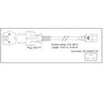 Cisco Power Cord  250Vac 16A  Europe ( CAB AC 2500W EU= CAB AC 2500W EU= CAB AC 2500W EU= ) Barošanas kabelis