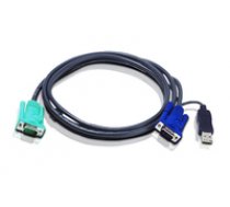 ATEN KVM Cable (HD15-SVGA  USB  USB) - 3m ( 2L 5203U 2L 5203U 2L 5203U ) kabelis video  audio