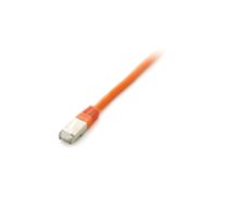Patchkabel equip RJ45 S/FTP Cat6 1.00m Orange (SSTP)PIMF HF ( 605570 ) tīkla kabelis