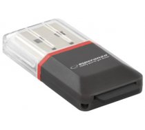 Esperanza MicroSD Card Reader EA134K  Black USB 2.0  (MicroSD Pen Drive) ( EA134K EA134K 5901299902837 E5901299902837(EA134K) EA134K EA134K   5901299902837 ) karšu lasītājs