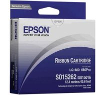 Printer stripe Epson black  LQ-670/680/680 Pro/860/1060/2500/2550 ( C13S015262 C13S015262 C13S015262 ) kārtridžs