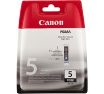Ink Canon PGI5BK black pigment BLISTER with security 26ml iP3300/4200/4300/5 ( 0628B029 ) kārtridžs