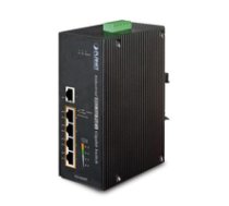 IP30 5-Port Gigabit Switch with 4-Port 802.3AT POE+ (-40 to 75 C) ( IGS 504HPT ) komutators