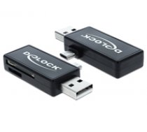 DELOCK Card Reader USB micro B - SD/microSD OTG extern ( DE 91731 91731 91731 ) karšu lasītājs