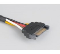 Akasa Sata Power Cable Extension Black 0.3 m 4710614530713 ( AK CBPW04 30 AK CBPW04 30 AK CBPW04 30 ) kabelis datoram