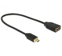 DeLOCK micro HDMI - HDMI St-Bu 20cm 4K ( DE 65687 65687 65687 ) kabelis video  audio