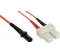 InLine Patchcord swiatlowodowy MTRJ/SC  50/125micro;m  OM2  2m (87252) ( 87252 87252 87252 ) tīkla kabelis