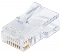 Intellinet Modular plug RJ45 8P8C Cat5e UTP for solid wire 100 plugs in jar ( 790512 790512 790512 )