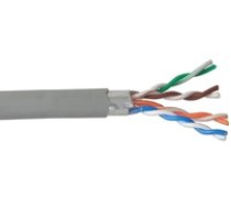 InLine Wytrzymaly kabel instalacyjny F/UTP  Cat.5e  AWG24  CCA  PVC  100m (73198) ( 73198 73198 73198 ) tīkla kabelis