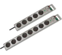 Brennenstuhl Super-Solid-Line power strip with 5 surge protection 2.5 m silver (1153340315) ( 1153340315 1153340315 1153340315 ) elektrības pagarinātājs