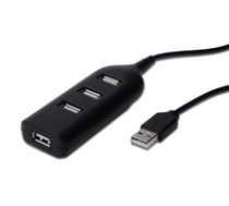 Digitus AB-50001-1 USB-HUB 4-Port  USB2.0  extern   black ( AB 50001 1 AB 50001 1 AB 50001 1 ) komutators