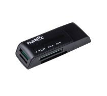 Natec Card Reader MINI ANT 3 SDHC  MMC  M2  Micro SD  USB 2.0 Black ( NCZ 0560 NCZ 0560 NCZ 0560 ) USB centrmezgli