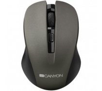 CANYON Mouse CNE-CMSW1(Wireless  Optical 800/1000/1200 dpi  4 btn  USB  power saving button)  Graphite ( CNE CMSW1G CNE CMSW1G CNE CMSW1G ) Datora pele