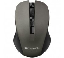 CANYON Mouse CNE-CMSW1(Wireless Optical 800/1000/1200 dpi 4 btn USB power saving button) Graphite ( CNE CMSW1G ) Datora pele