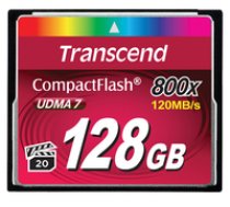 Transcend memory card 128GB Compact Flash 800x ( TS128GCF800 TS128GCF800 TS128GCF800 ) atmiņas karte
