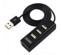 Unitek Hub 4x USB 2.0. mini  black  Y-2140 ( Y 2140 black Y 2140 black Y 2140 BLACK Y 2140 CZARNY ) USB centrmezgli