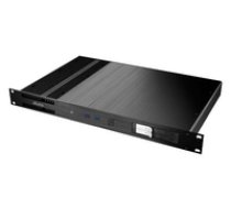 Akasa Galileo TU1 Thin-Mini-ITX 1U Gehause OEM - black ( A ITX27 M1B ) Datora korpuss