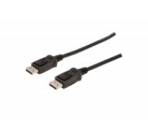 ASSMANN DisplayPort 1.2 w/interlock Connection Cable DP M (plug)/DP M (plug) 3m ( AK 340100 030 S AK 340100 030 S AK 340100 030 S ) kabelis video  audio