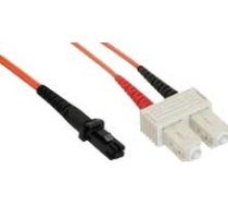 InLine Patchcord swiatlowodowy MTRJ/SC  50/125micro;m  OM2  5m (87255) ( 87255 87255 87255 ) tīkla kabelis