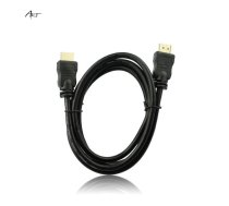 ART HDMI (M) - HDMI (M) 1.5 m 1.5m /s1x HDMI 1x HDMI ( 5901812010308 ALOEM44ECO C-HDMI-T-1.5m/ver4 ) kabelis video audio