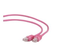 Gembird patchcord RJ45 cat.5e UTP 0.5m pink ( PP12 0.5M/RO PP120.5M/RO ) tīkla kabelis