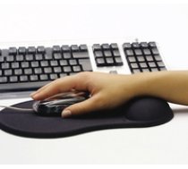 Sandberg Gel Mousepad with Wrist Rest  Black ( 520 23 520 23 520 23 ) peles paliknis