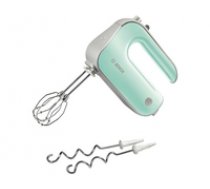 Bosch Hand mixer MFQ40302 500W  5 speeds+turbo 2 fine cream whisks and 2 dough hooks  color:mint turquoise / Silver ( MFQ40302 MFQ40302 MFQ40302 ) Mikseris