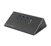 USB HUB 3.0 ACTIVE       LC-HUB-ALU-2B-4 ( LC HUB ALU 2B 4 LC HUB ALU 2B 4 LC HUB ALU 2B 4 ) USB centrmezgli