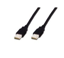 ASSMANN USB 2.0 HighSpeed Connection Cable USB A M (plug)/USB A M (plug) 3m blak ( AK 300100 030 S AK 300100 030 S AK 300100 030 S ) USB kabelis