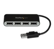 StarTech.com Mobiler 4-Port-USB 2.0-Hub with integriertem Kabel (ST4200MINI2) ( ST4200MINI2 ) tīkla karte