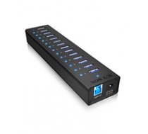 Hub 13-Port IcyBox USB 3.0 IB-AC6113 with USB Ladeanschluss ( IB AC6113 4250078160601 70420 NUICYUS13000001 ) USB centrmezgli