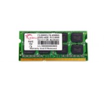 G.Skill DDR3 SO-DIMM 4GB 1066-777 SQ (F3-8500CL7S-4GBSQ) ( F3 8500CL7S 4GBSQ F3 8500CL7S 4GBSQ F3 8500CL7S 4GBSQ ) operatīvā atmiņa