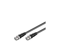 MicroConnect  BNC - BNC 5m M-M  Black RG 59 cable with 75 Ohm ( 50074 50074 50074 ) kabelis  vads