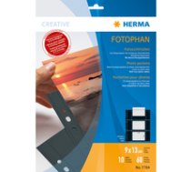 HERMA Fotosichthullen  90 x 130 mm quer black 10 Hullen ( 7784 7784 7784 )