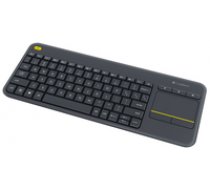 Logitech K400 Plus Keyboard  Pan Nordic Wireless Touch  Black ( 920 007141 920 007141 920 007141 ) klaviatūra