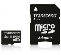 Transcend memory card Micro SDHC 4GB Class 10 ( TS4GUSDHC10 TS4GUSDHC10 TS4GUSDHC10 ) atmiņas karte