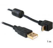 Delock Cable USB-A male  USB micro-B male angled 90° up / down ( DE 83148 83148 83148 ) USB kabelis