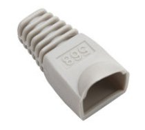 Intellinet Cable Boot for RJ45 plugs  10 pcs  grey ( 504362 504362 504362 ) tīkla kabelis