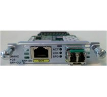 1-port GE WAN NIM  dual-mode RJ45  SFP ( NIM 1GE CU SFP= NIM 1GE CU SFP= NIM 1GE CU SFP= ) tīkla iekārta